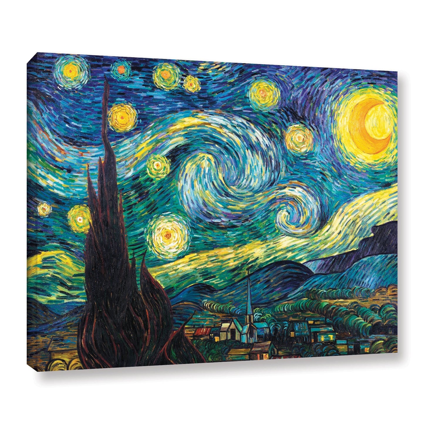 Toile enveloppée « La nuit étoilée » de Vincent van Gogh