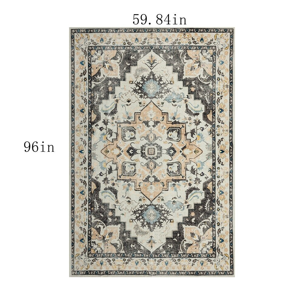 Tapis abstrait moderne vintage