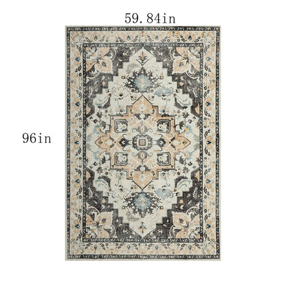 Tapis abstrait moderne vintage