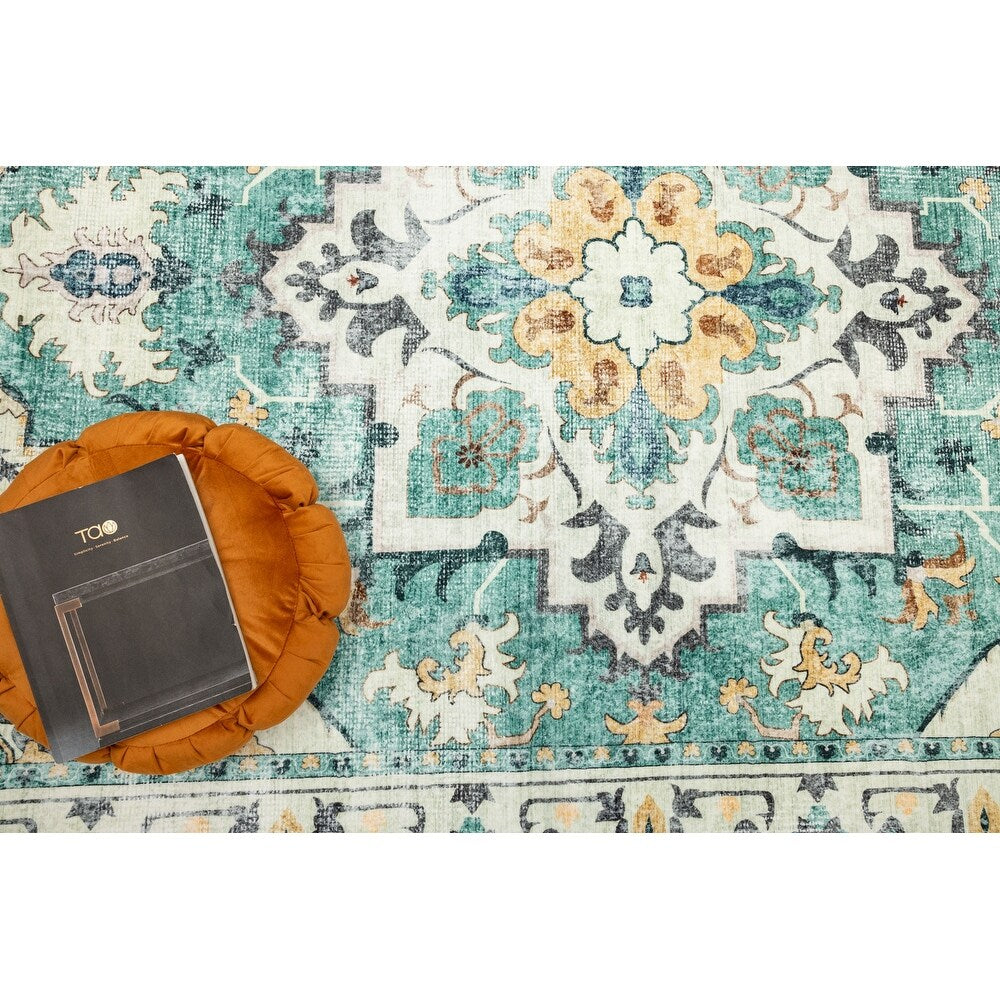Tapis abstrait moderne vintage