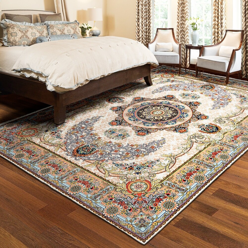 Tapis abstrait moderne vintage