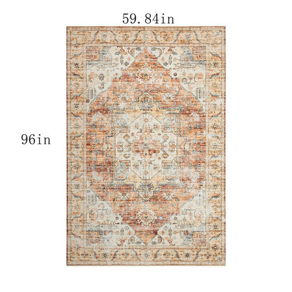 Tapis abstrait moderne vintage