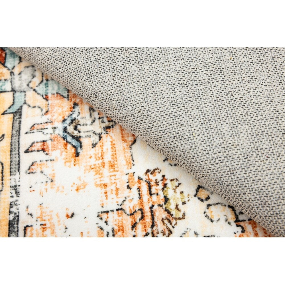 Tapis abstrait moderne vintage