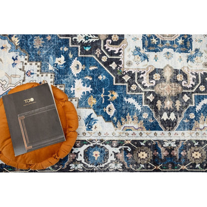 Tapis abstrait moderne vintage