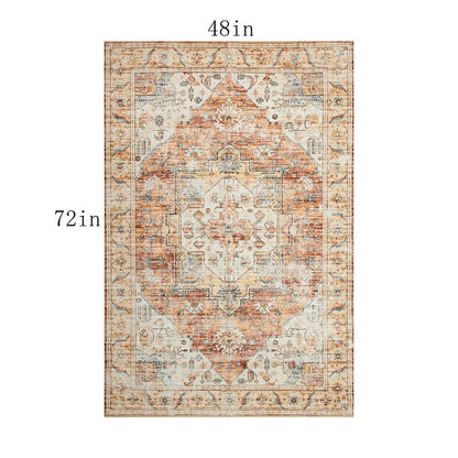 Tapis abstrait moderne vintage