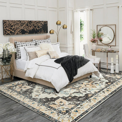 Tapis abstrait moderne vintage