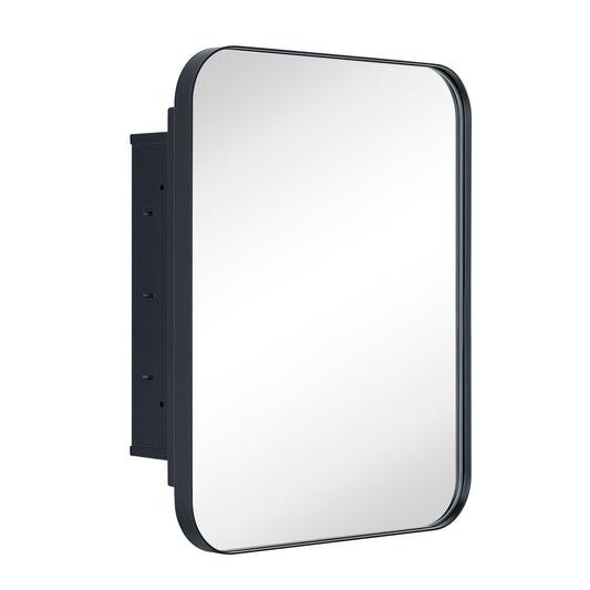Armoire à pharmacie encastrée TEHOME WH avec miroir et étagères réglables