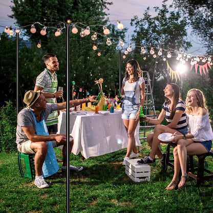 Guirlande lumineuse WaLensee de 2,9 m avec crochet pour suspendre des guirlandes lumineuses pour jardin, fête, terrasse, Noël, mariage