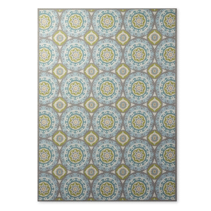 Tapis médaillon bohème d'intérieur et d'extérieur Waverly Sun N' Shade