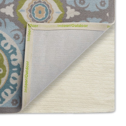 Tapis médaillon bohème d'intérieur et d'extérieur Waverly Sun N' Shade