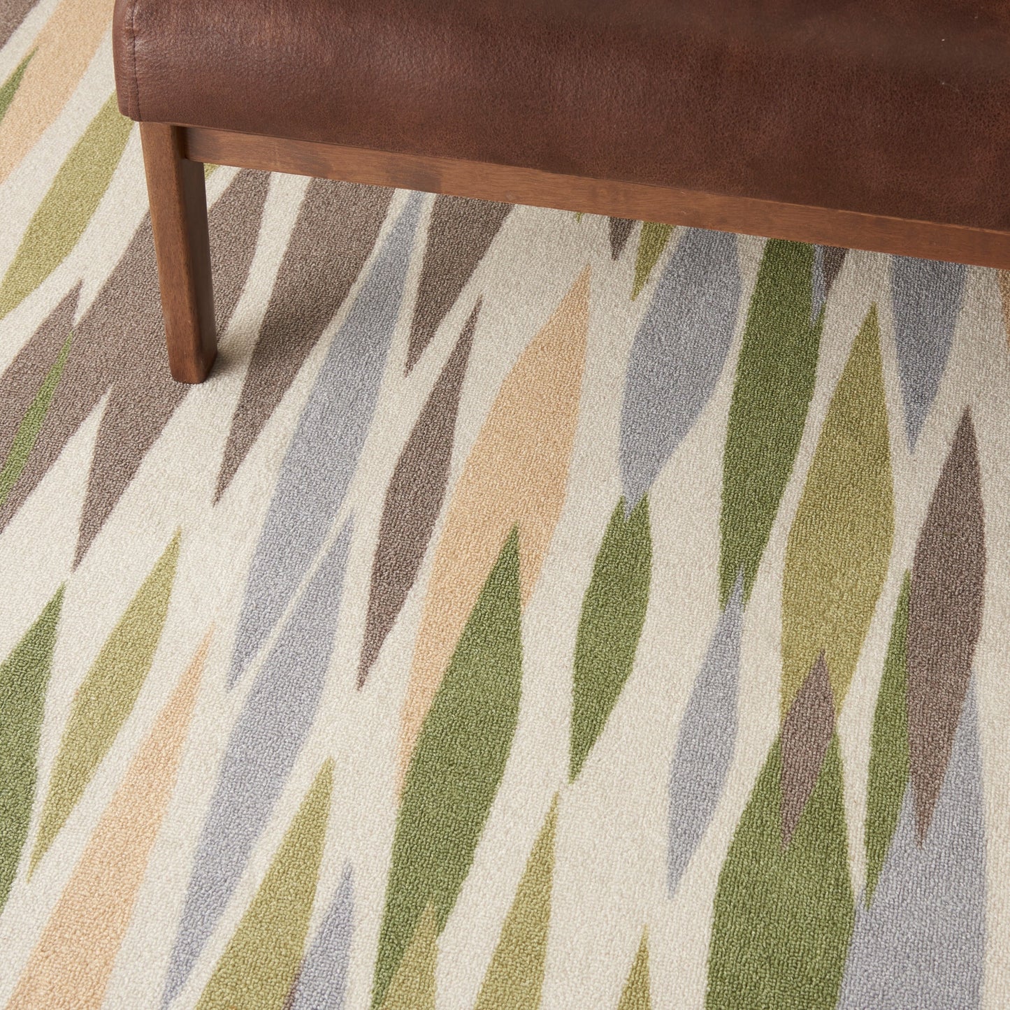 Tapis d'intérieur et d'extérieur moderne et abstrait Waverly Sun N' Shade