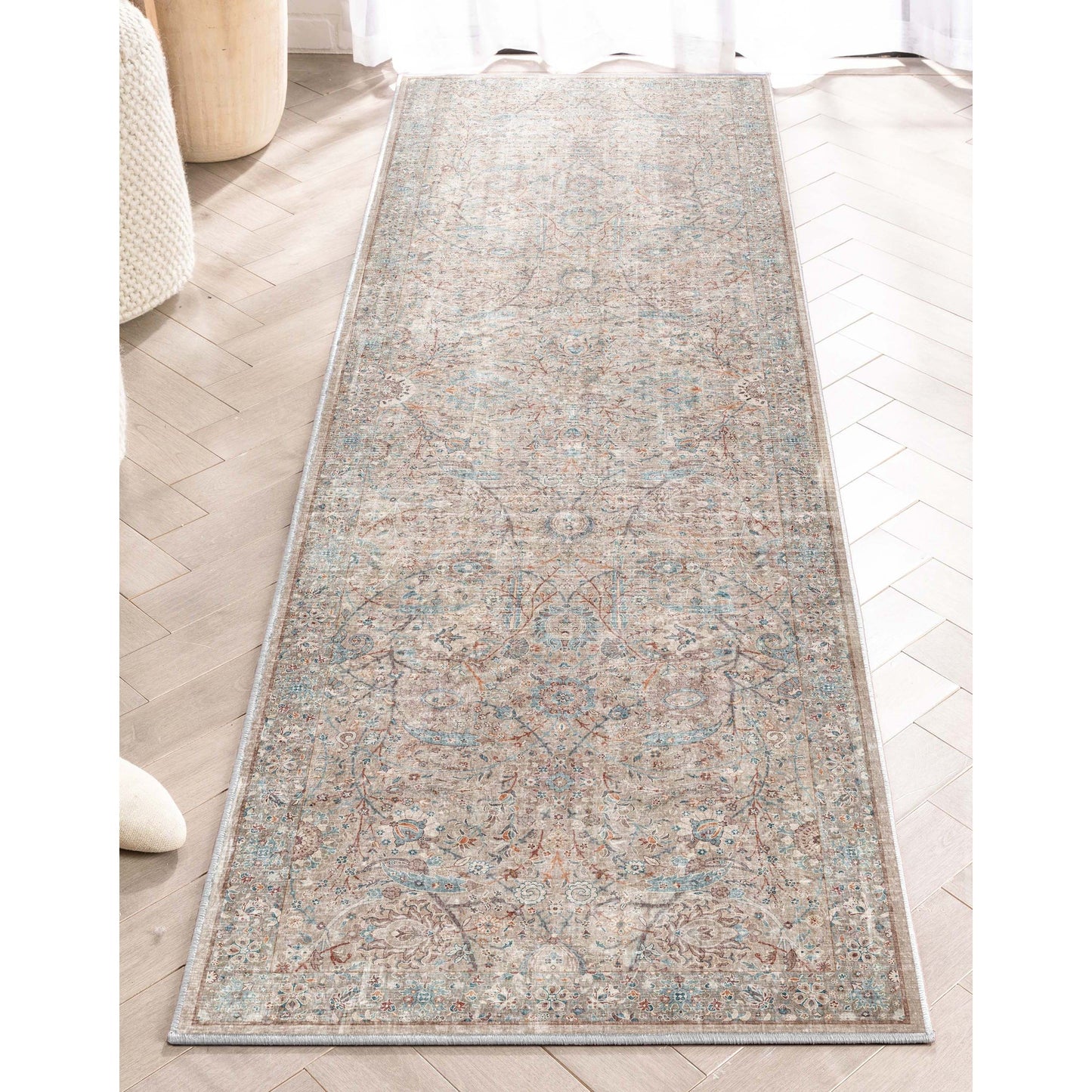 Tapis tissé à plat vintage Emilia Asha Well Woven