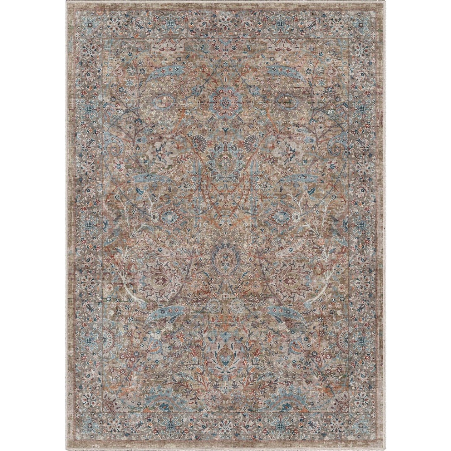 Tapis tissé à plat vintage Emilia Asha Well Woven