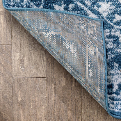 Tapis oriental bohème vintage à motif floral bien tissé Dazzle Disa