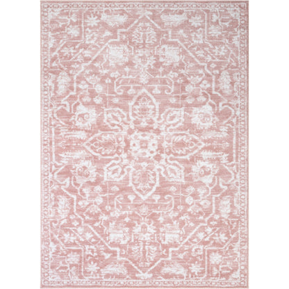 Tapis oriental bohème vintage à motif floral bien tissé Dazzle Disa