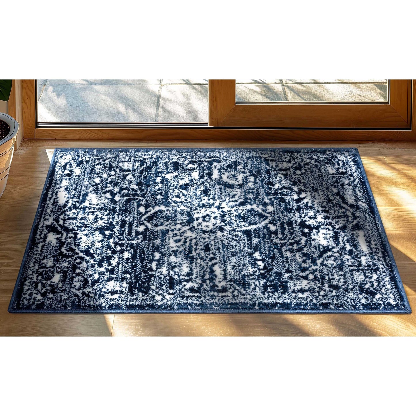 Tapis oriental bohème vintage à motif floral bien tissé Dazzle Disa
