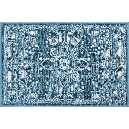 Tapis oriental bohème vintage à motif floral bien tissé Dazzle Disa