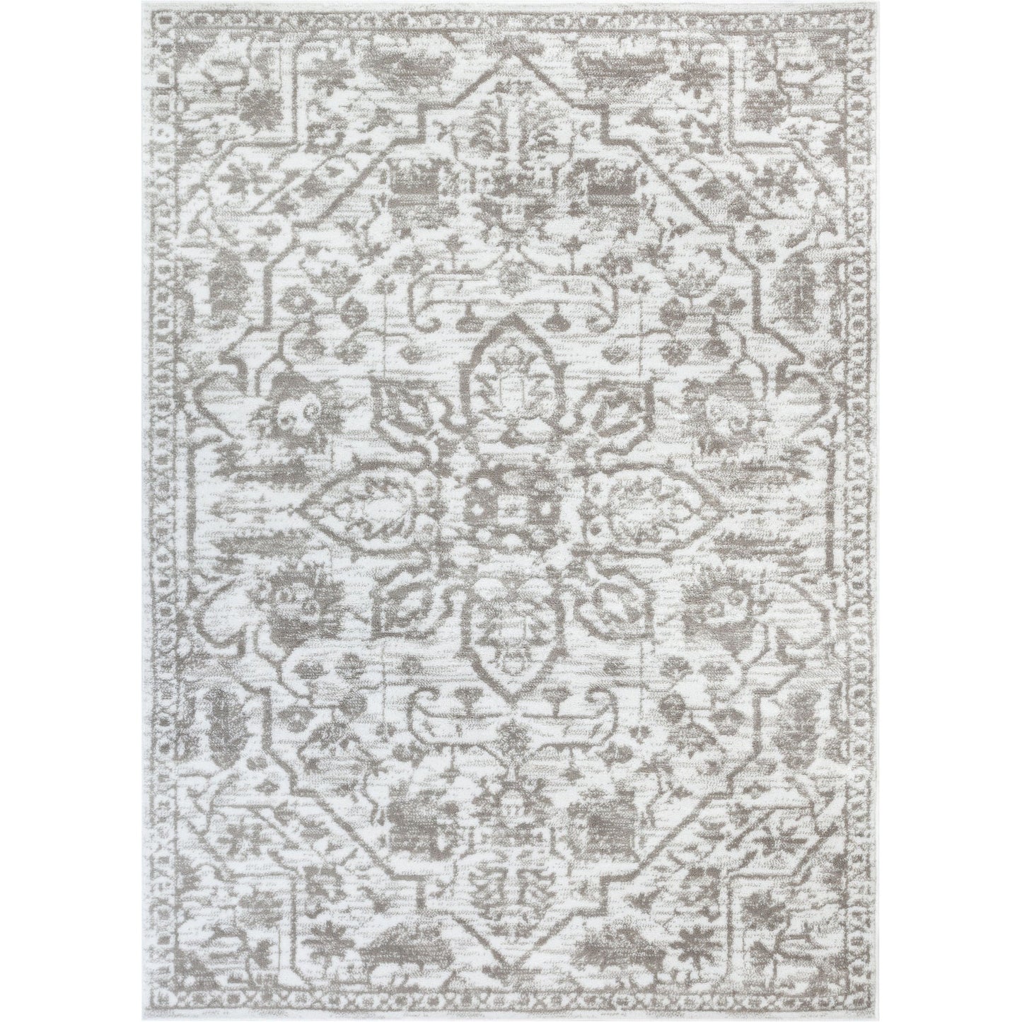 Tapis oriental bohème vintage à motif floral bien tissé Dazzle Disa