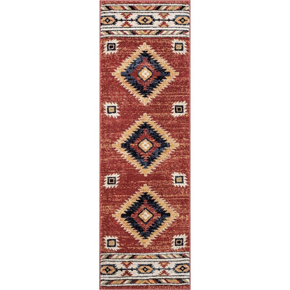 Tapis tribal du sud-ouest de Tulsa Lea bien tissé
