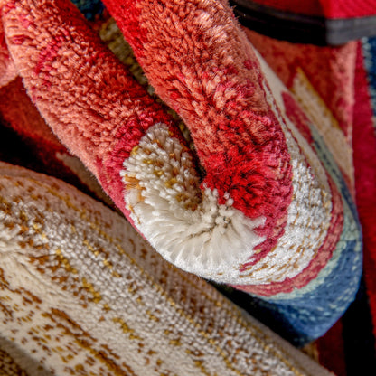 Tapis tribal du sud-ouest de Tulsa Lea bien tissé