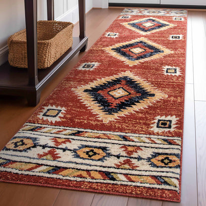 Tapis tribal du sud-ouest de Tulsa Lea bien tissé
