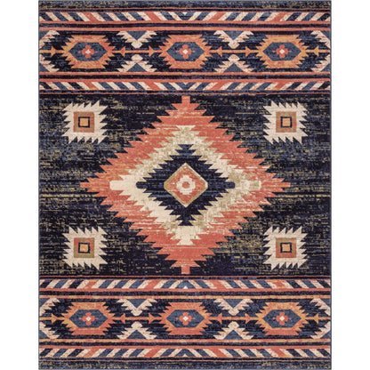 Tapis tribal du sud-ouest de Tulsa Lea bien tissé