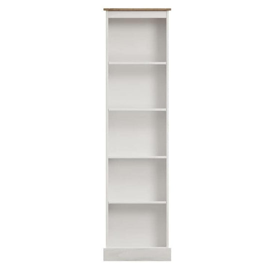 Bibliothèque haute et étroite en bois, collection Corona | Furniture Dash