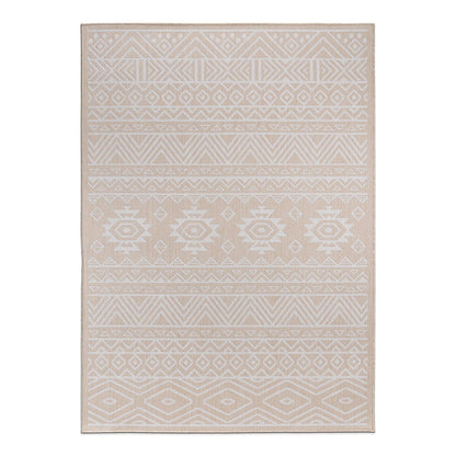 Tapis d'intérieur/extérieur texturé à motif géométrique bohème vieilli World Rug Gallery
