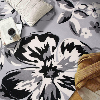 Tapis moderne à motif floral de la World Rug Gallery