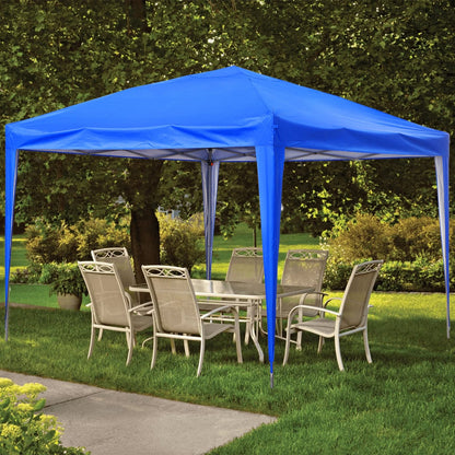Tente de jardin pop-up Zenova 10' x 10' pour extérieur, tonnelle, fête, mariage